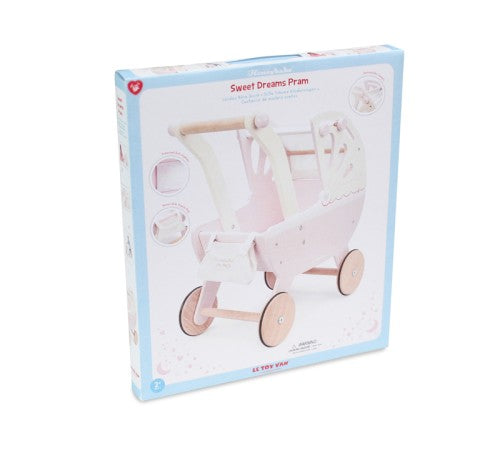 Le Toy Van Honeybake Sweet Dreams Pram (Pink)