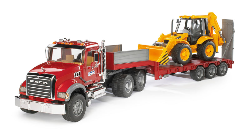 Bruder | MACK Granite L/Loader and JCB Backhoe