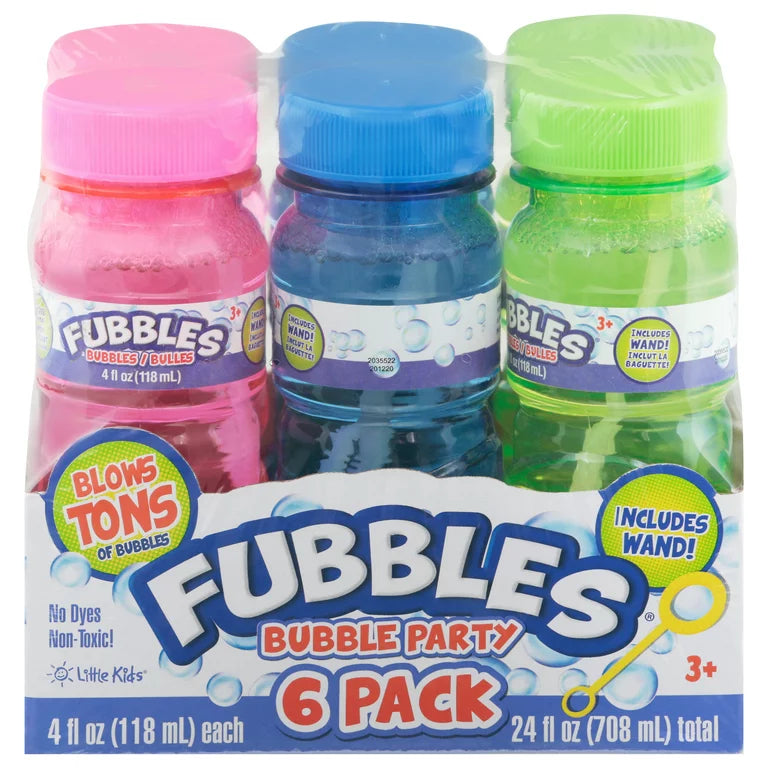 Fubbles | Bubble Party - 6 Pack