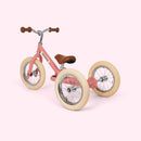 Pink Vintage Trybike, Cream Tyres and Chrome (3 wheel)