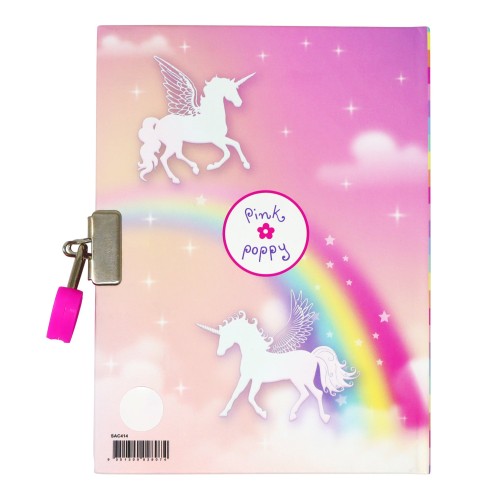 Pink Poppy Unicorn Dreamer Strawberry Scented Lockable Diary RRP $21.99