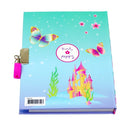 Pink Poppy Shimmering Mermaid Strawberry Scented Lockable Diary