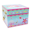 Pink Poppy Shimmering Mermaid Musical Jewellery Box - Small