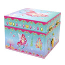 Pink Poppy Shimmering Mermaid Musical Jewellery Box - Small