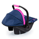 Bayer | Limited Deluxe Doll Car Seat with Canopy - Navy Mermaid