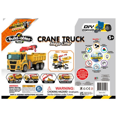 Construct IT Build-ables Plus - Crane Truck, Mega Lifter