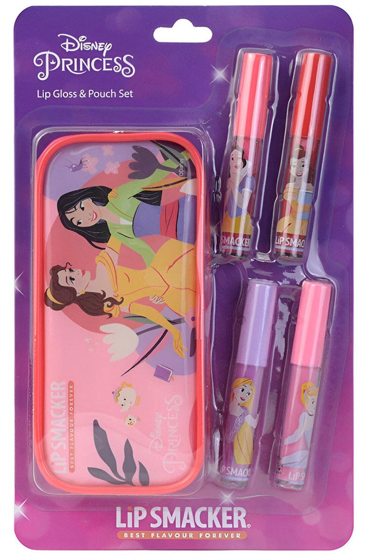 Lip Smacker Disney Princess Lip Gloss And Pouch Set