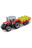 Maisto Die-Cast Mini Work Machines Tractor with Trailer Assorted
