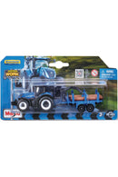 Maisto Die-Cast Mini Work Machines Tractor with Trailer Assorted