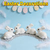 Easter Bunny Decorations with Glitter