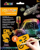 Avenir Scratch with Stencil Transportation