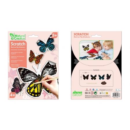 Avenir  Scratch Butterfly Stickers