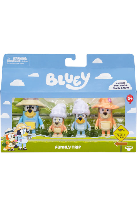 Bluey S11 Figure 4 Pack -  Assorted