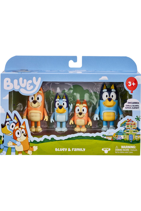Bluey S11 Figure 4 Pack -  Assorted