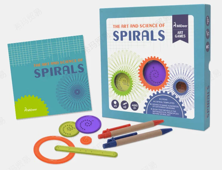 Mideer The Art and Science of Spirals Spirograph