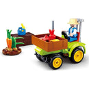 Sluban - Town Farm Construction Fruit Tractor Bricks Set