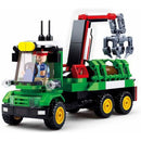 Sluban - Town Farm Log Trailer Tractor Bricks Set