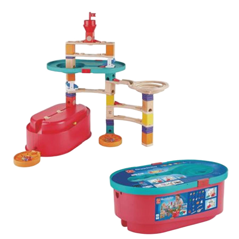 Hape Quadrilla Stack Track Bucket Set Marble Run
