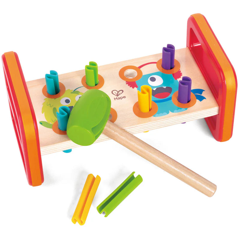 Hape | Monster Match 'N' Smash Hammer Bench