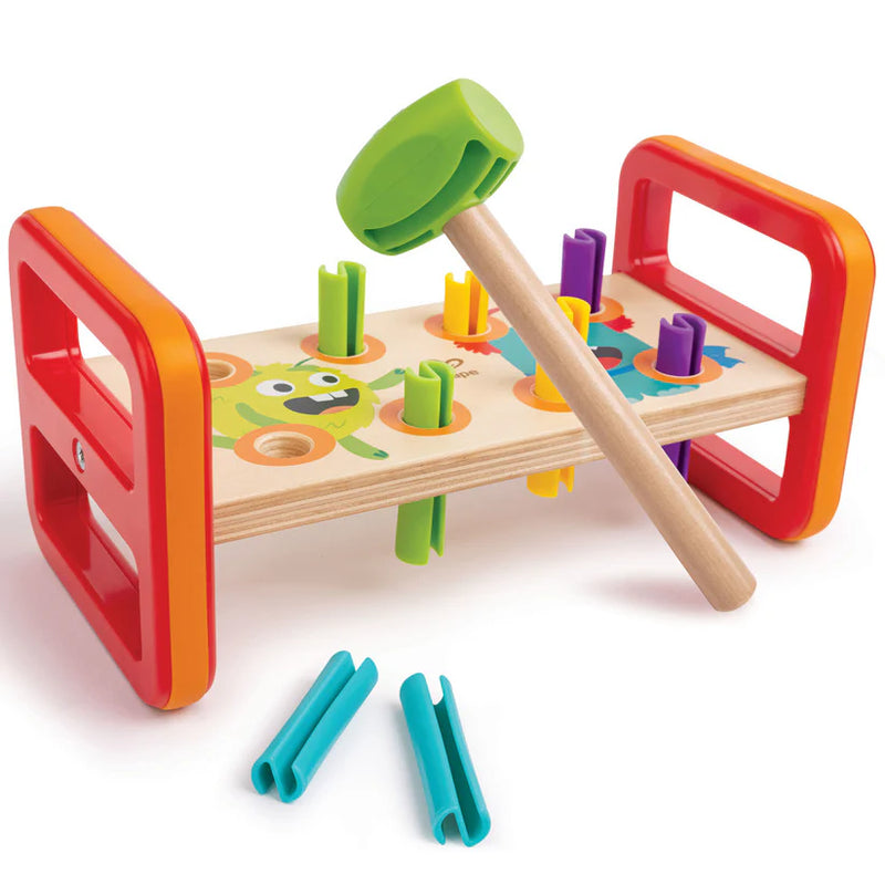 Hape | Monster Match 'N' Smash Hammer Bench