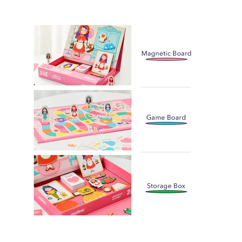 Mideer | Playset with Magnetic Board Cute Girl