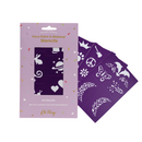 Oh Flossy | Oh Flossy Reusable Adhesive Face Paint & Makeup Stencils - P
