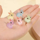 Cute Mini Luminous Resin Bunnies