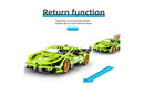 457pc iM.Master Pull -Back Super Car Building Blocks