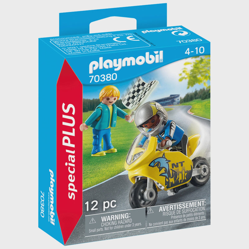 Playmobil Special Plus Boys With Motorcycle