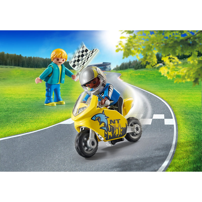 Playmobil Special Plus Boys With Motorcycle