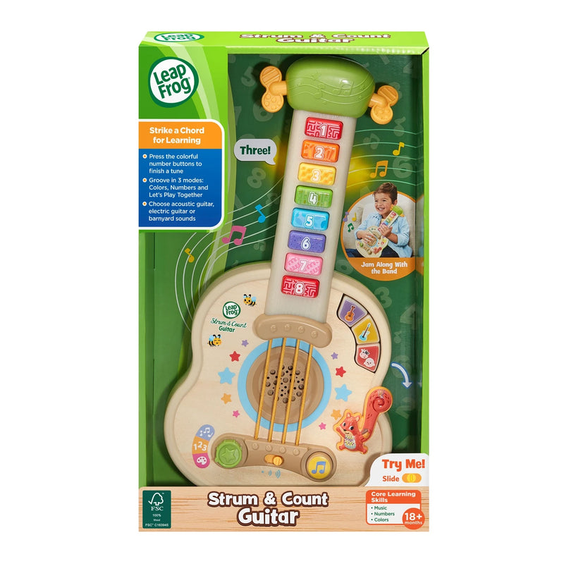 Leapfrog | Strum & Count Wooden Guitar