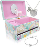 Rainbow Unicorn Musical Jewellry Box Follow Your Dreams