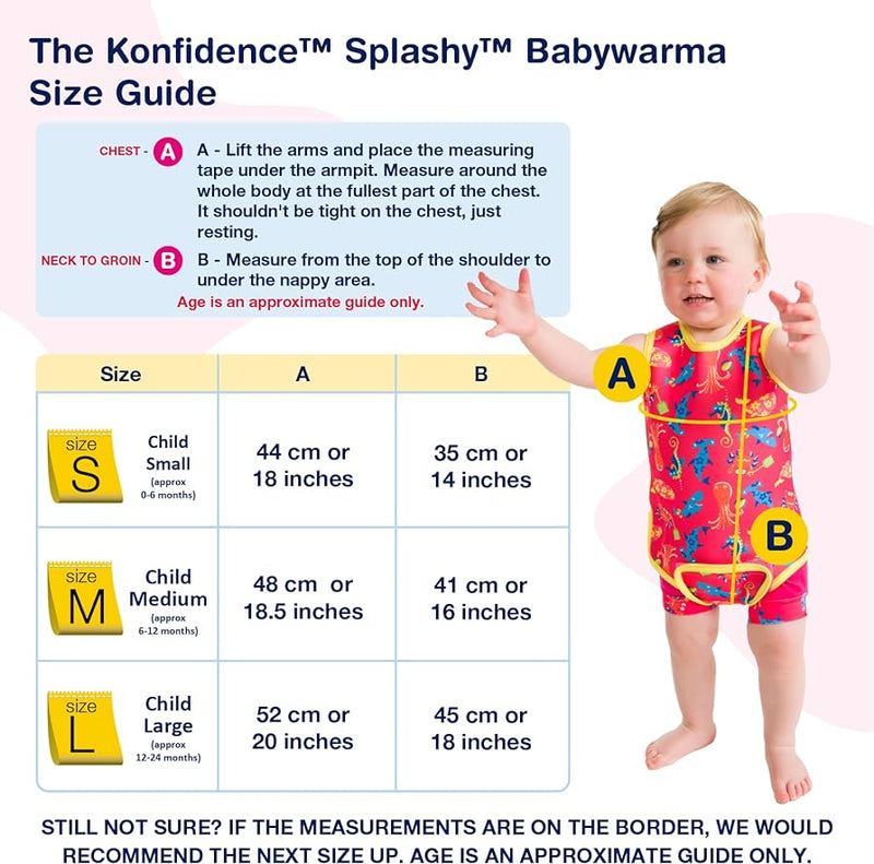 Konfidence Baby Warma Wetsuit - Strawberry RRP $49.99