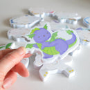 Buddy And Barney Colour Changing Bath Stickers - Magical Creatures