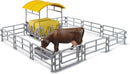 Bruder | (NEW) Hay Rack with Fence, Cow & Trough