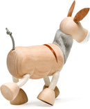 Anamalz Poseable Wood Figurine - Donkey