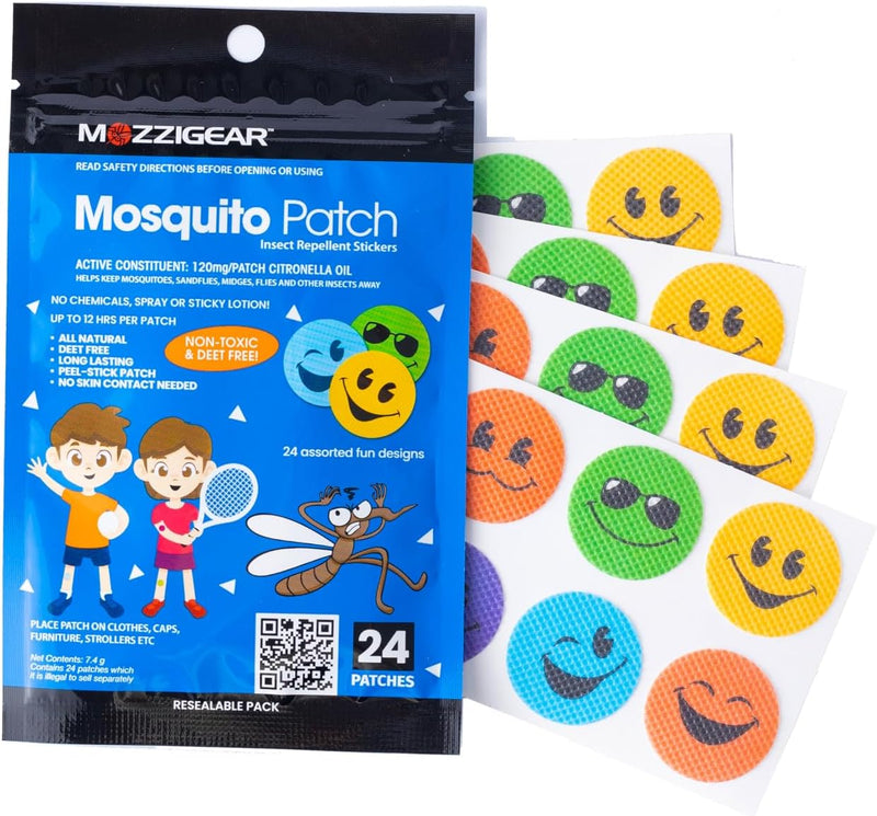 MOSQUITO PATCH REPELLENT STICKERS 24'S
