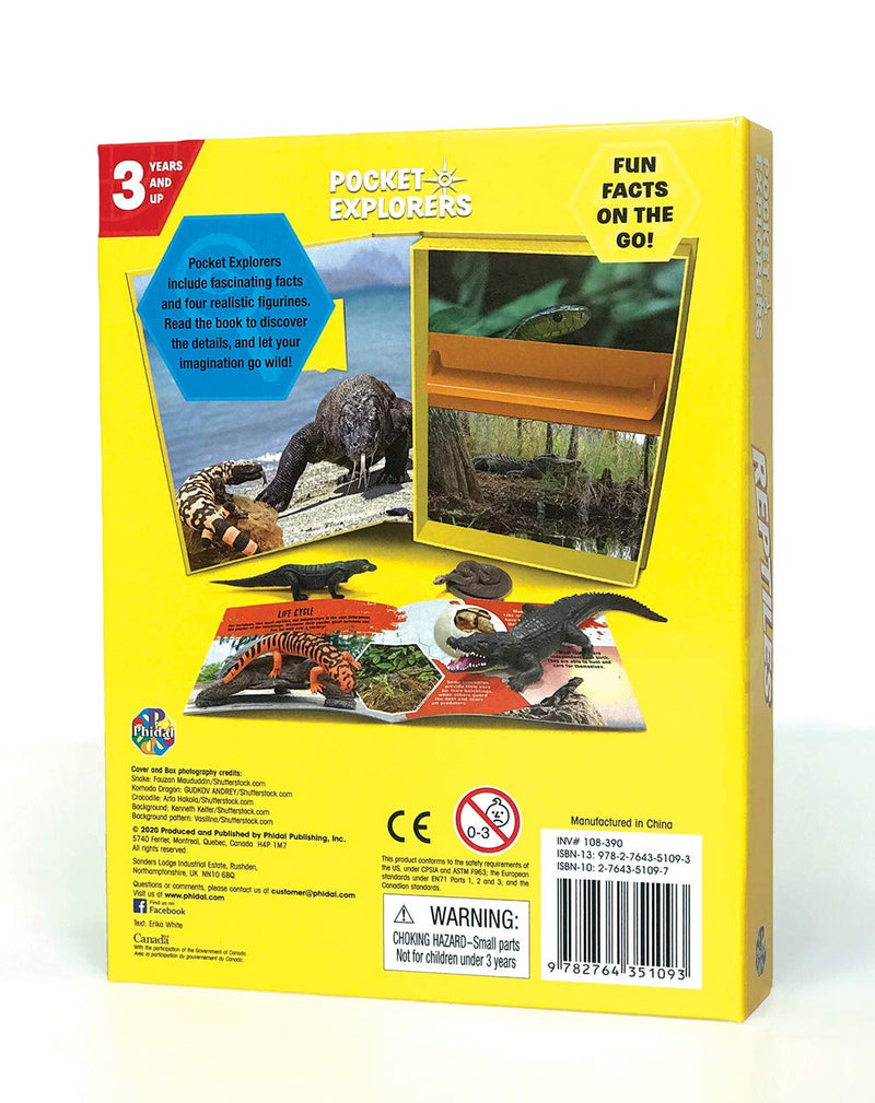 Reptiles Pocket Explorers with Figurines and Fact Book