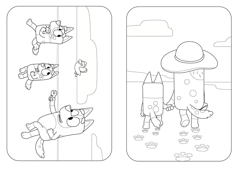 Bluey | At the Beach: A Colouring Book