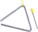 6 Inch Musical Steel Triangle Percussion Instrument With Striker