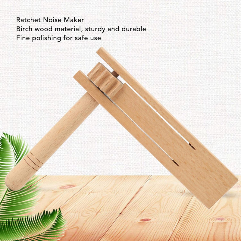 Wooden Ratchet Noise Maker