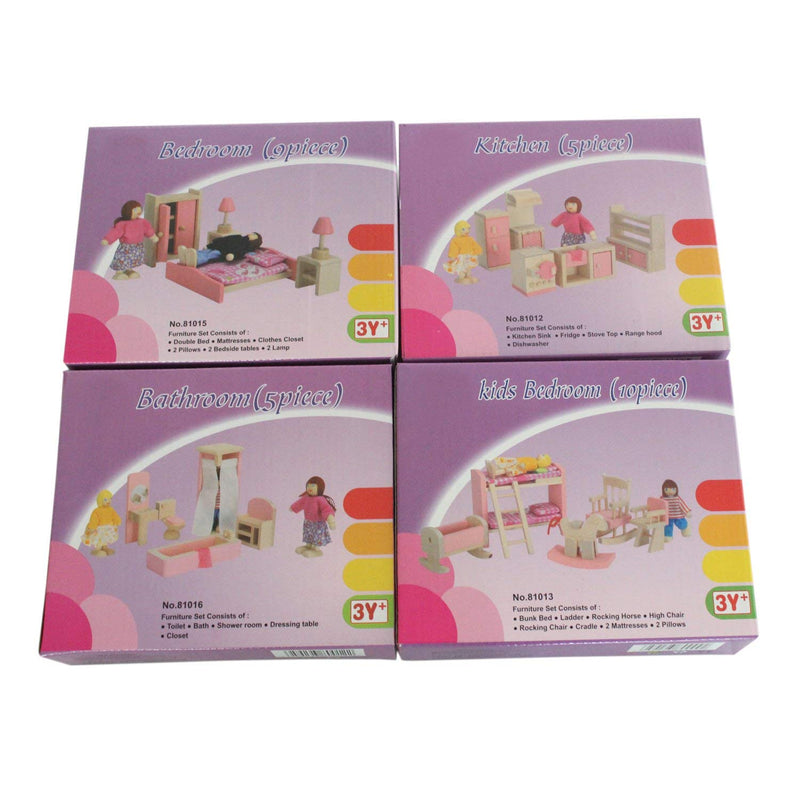 Wooden Dolls House Furniture - Lounge Room