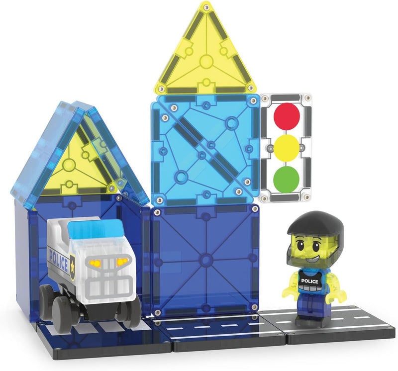 Magna -Tiles | Police Patrol 20-Piece Set