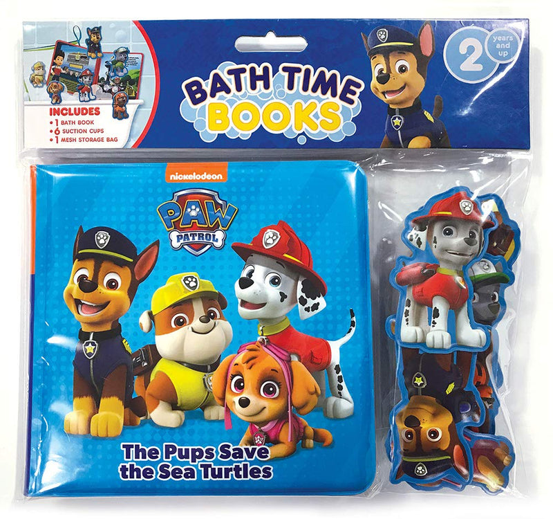 PAW Patrol Bath Time Books (EVA Bag) with Suction Cups