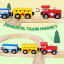 Wooden Magnetic Trains -  4 pack