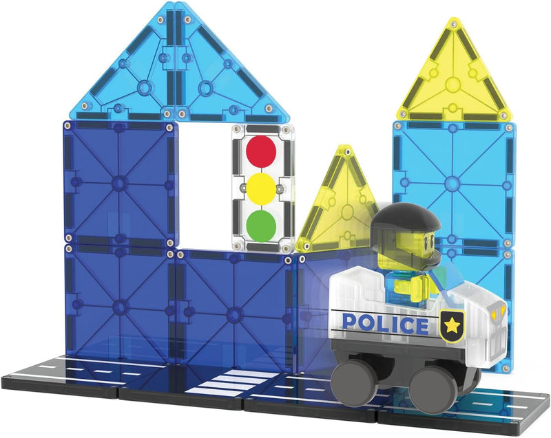 Magna -Tiles | Police Patrol 20-Piece Set
