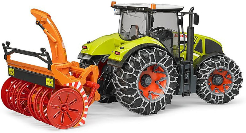 Bruder | Claas Axion 950 w/snowchains and snow blower