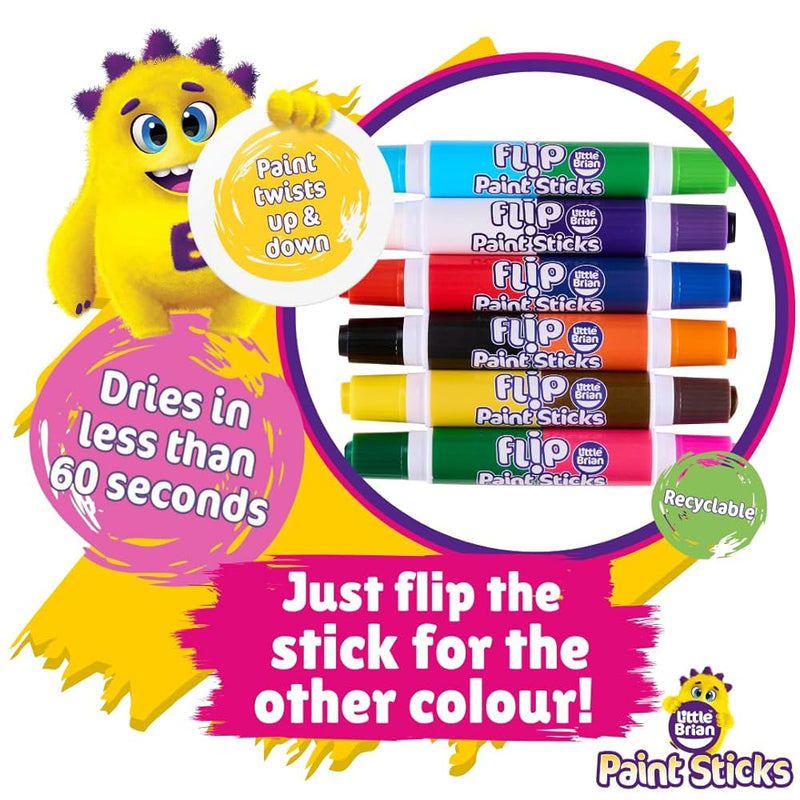 Little Brian - Flip Paint Sticks 6 pk **PRE-ORDER**