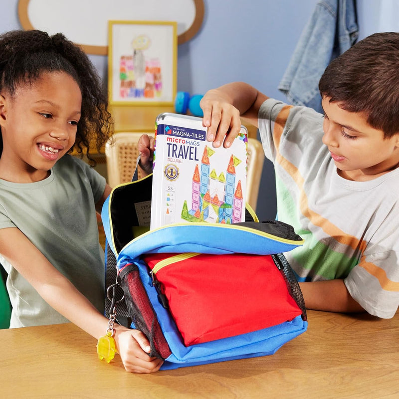Magna-Tiles | microMAGS Travel Set Deluxe 55 Pieces