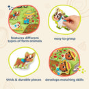 B. Wooden Puzzle - Farmer & Farm Animal